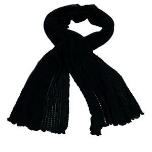 Alessandra Bacci Firenze women’s mohair blend open knit long shawl wrap